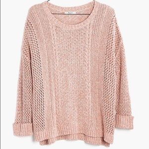 ❤️ Madewell Marled Plaza Pullover Sweater